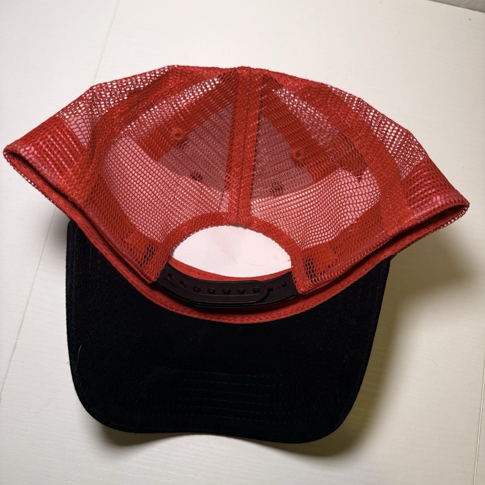 Fritos Multi Logo Hat Frito Kid Trucker Hat Men's Adjustable Red Mesh Cap NWT - Picture 3 of 5